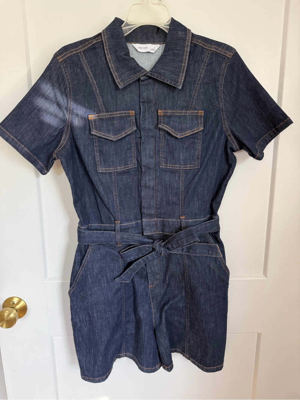 Nine West Denim Romper